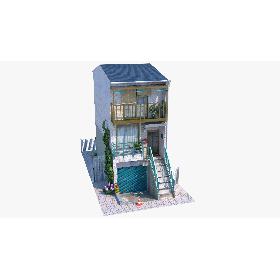 Narrow House 3D model